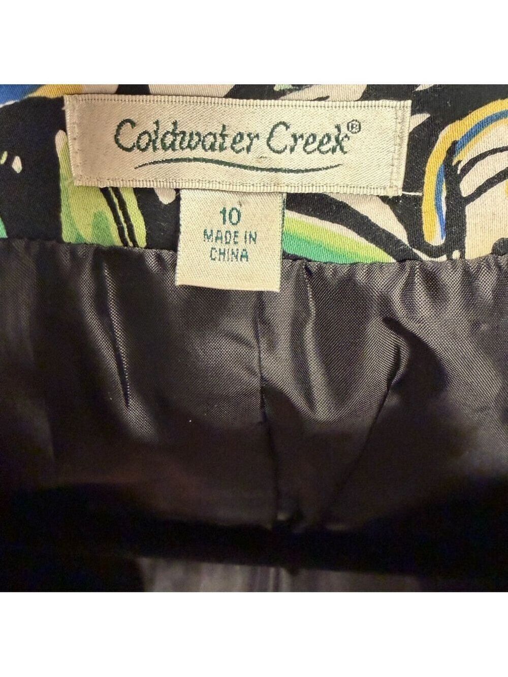 COLDWATER CREEK Floral Women's Jacket - Picture 3 of 4